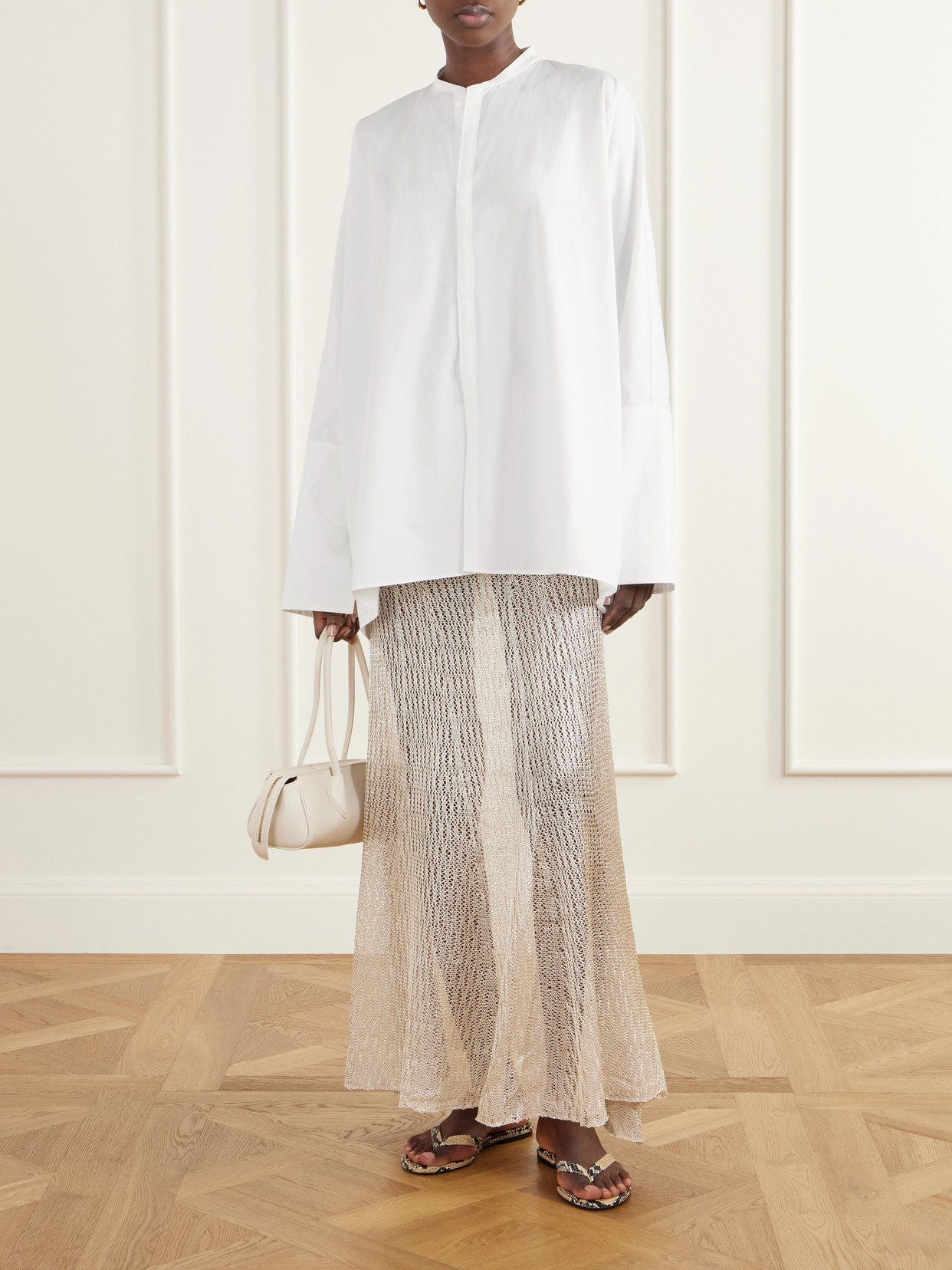 Kael Asymmetrical Cotton-Poplin Shirt