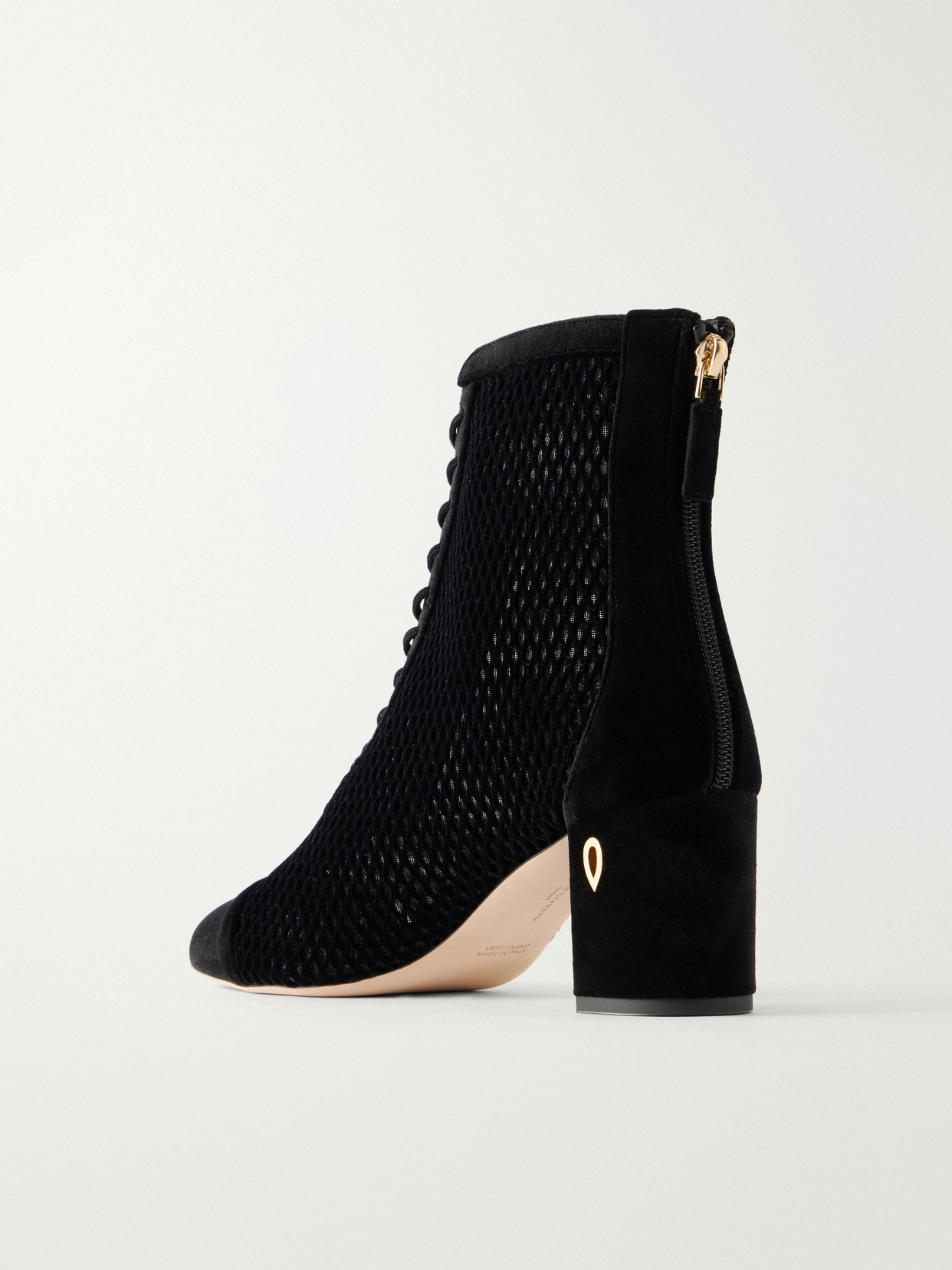 Dan 65 Velvet-Trimmed Ankle Boots