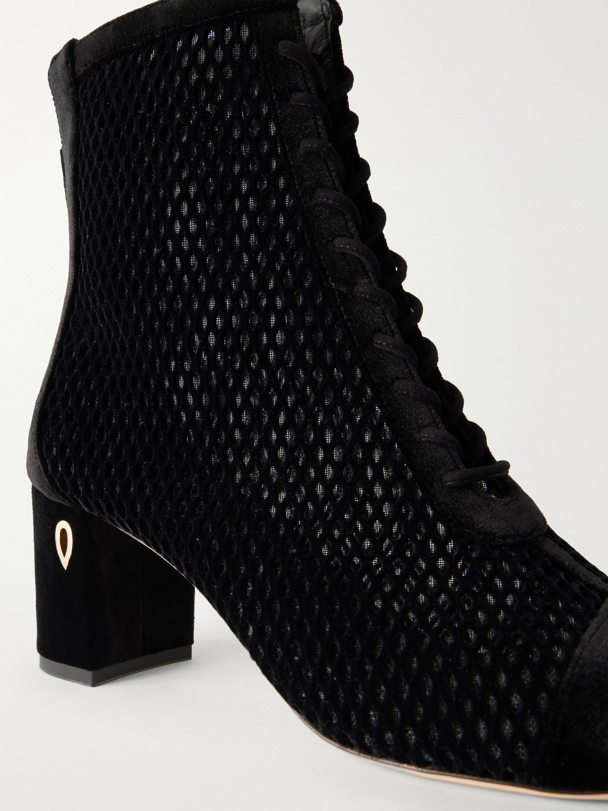 Dan 65 Velvet-Trimmed Ankle Boots
