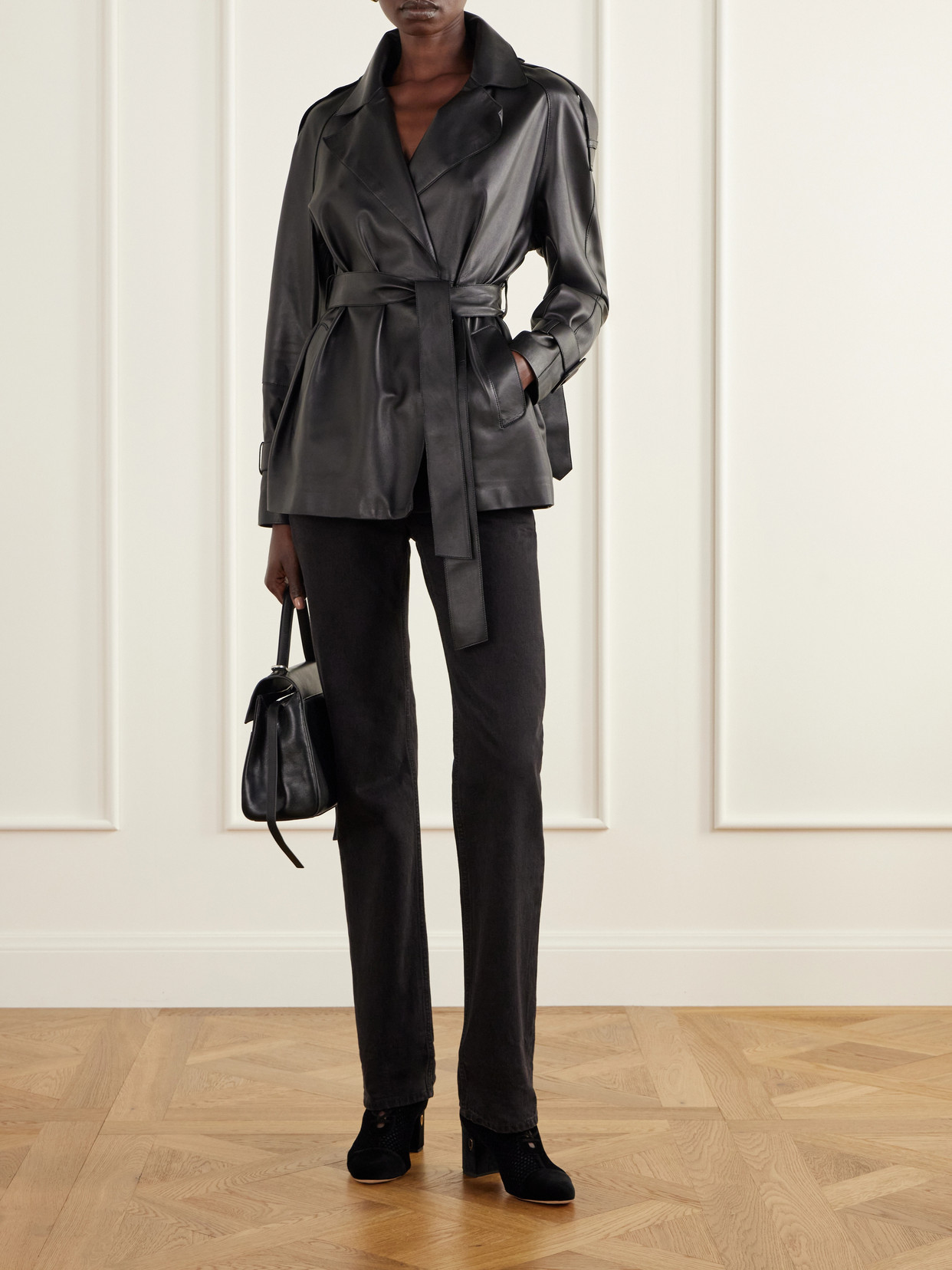 Dan 65 Velvet-Trimmed Ankle Boots