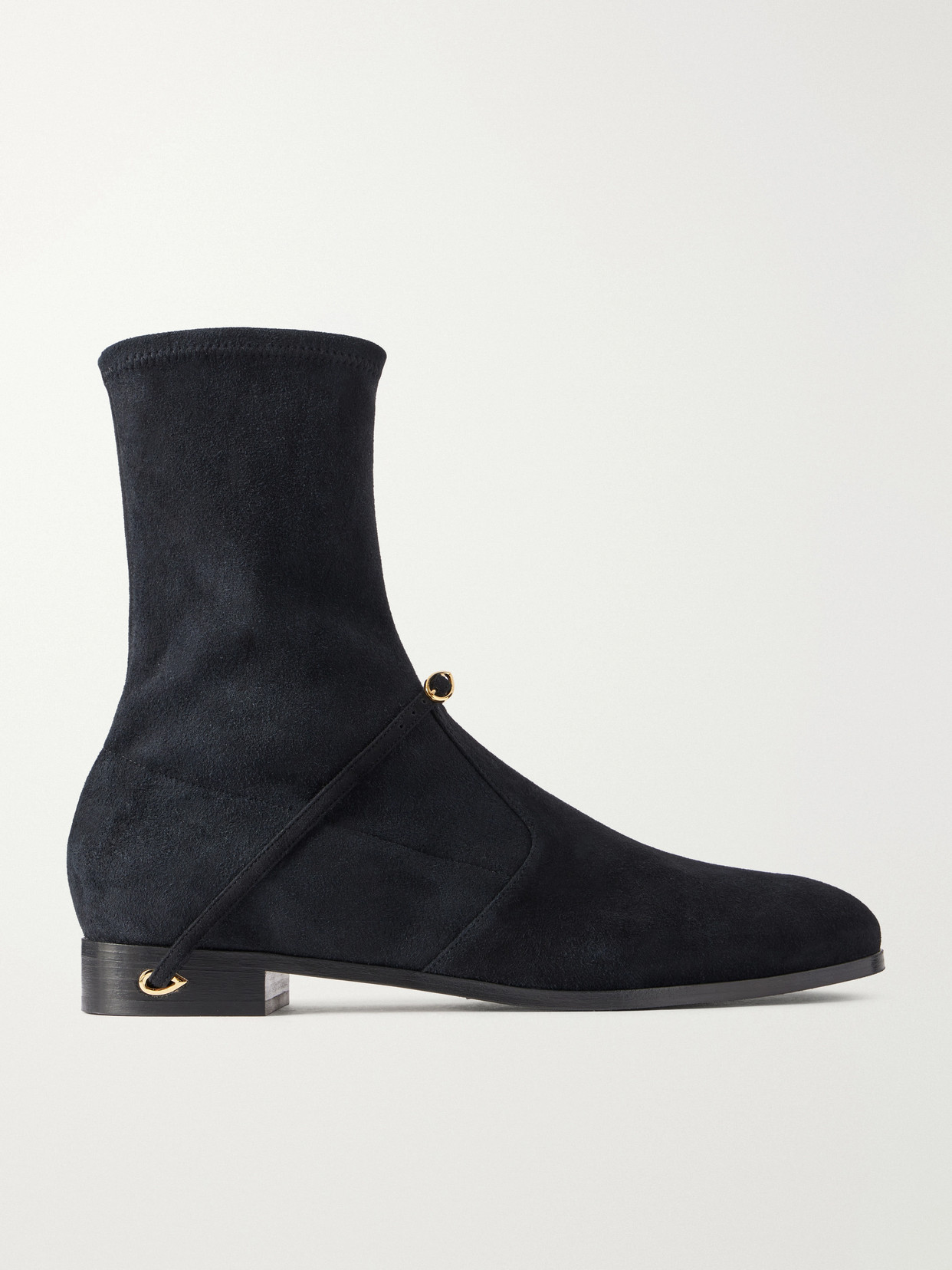 Jennifer Chamandi Carlo 20 Suede Ankle-boots In Black