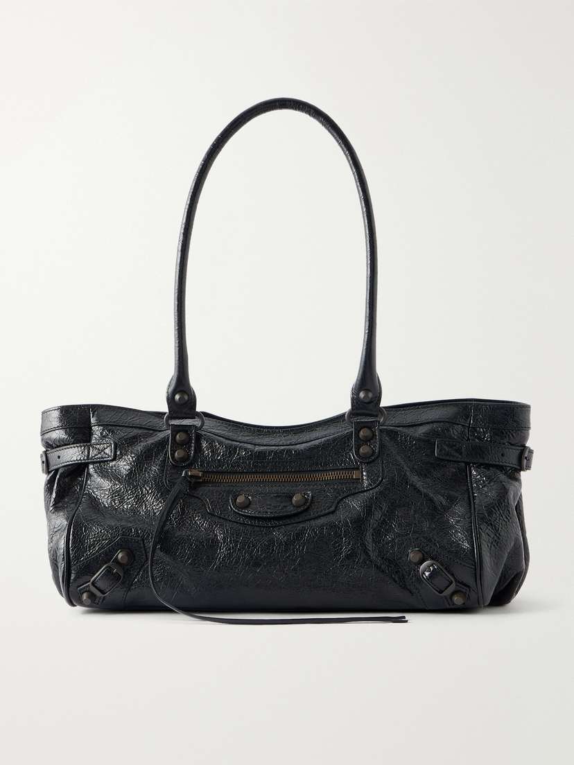 Balenciaga Le City East-west Leather Shoulder Bag