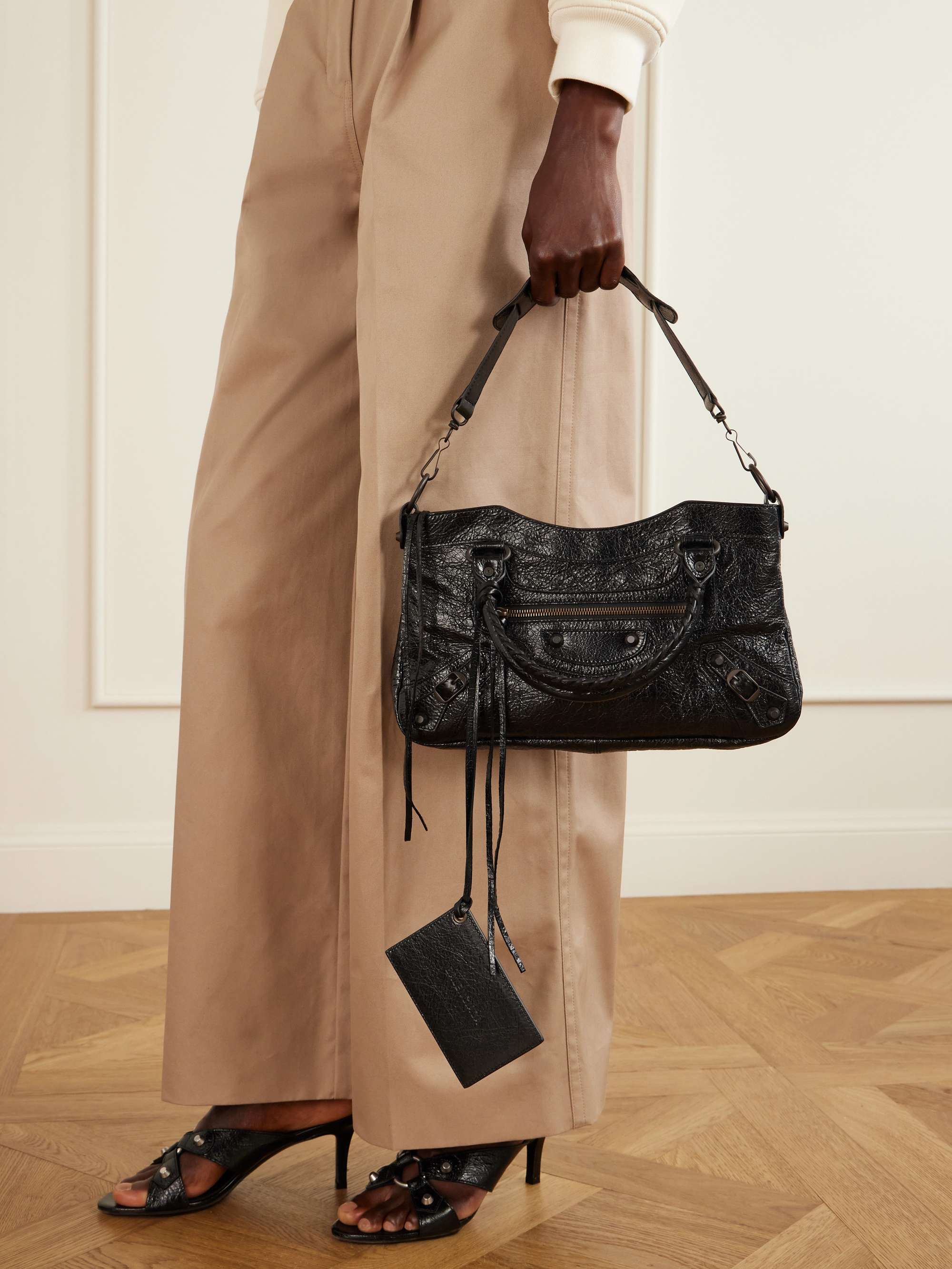 通販値下 BALENCIAGA LEATHER ONE SHOULDER BAG 【公式通販】