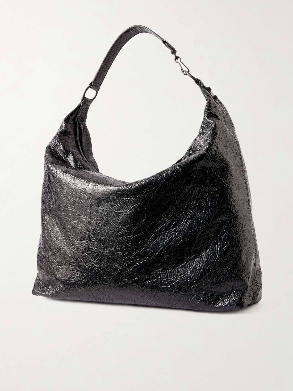 Le City Medium Crinkled-Leather Shoulder Bag