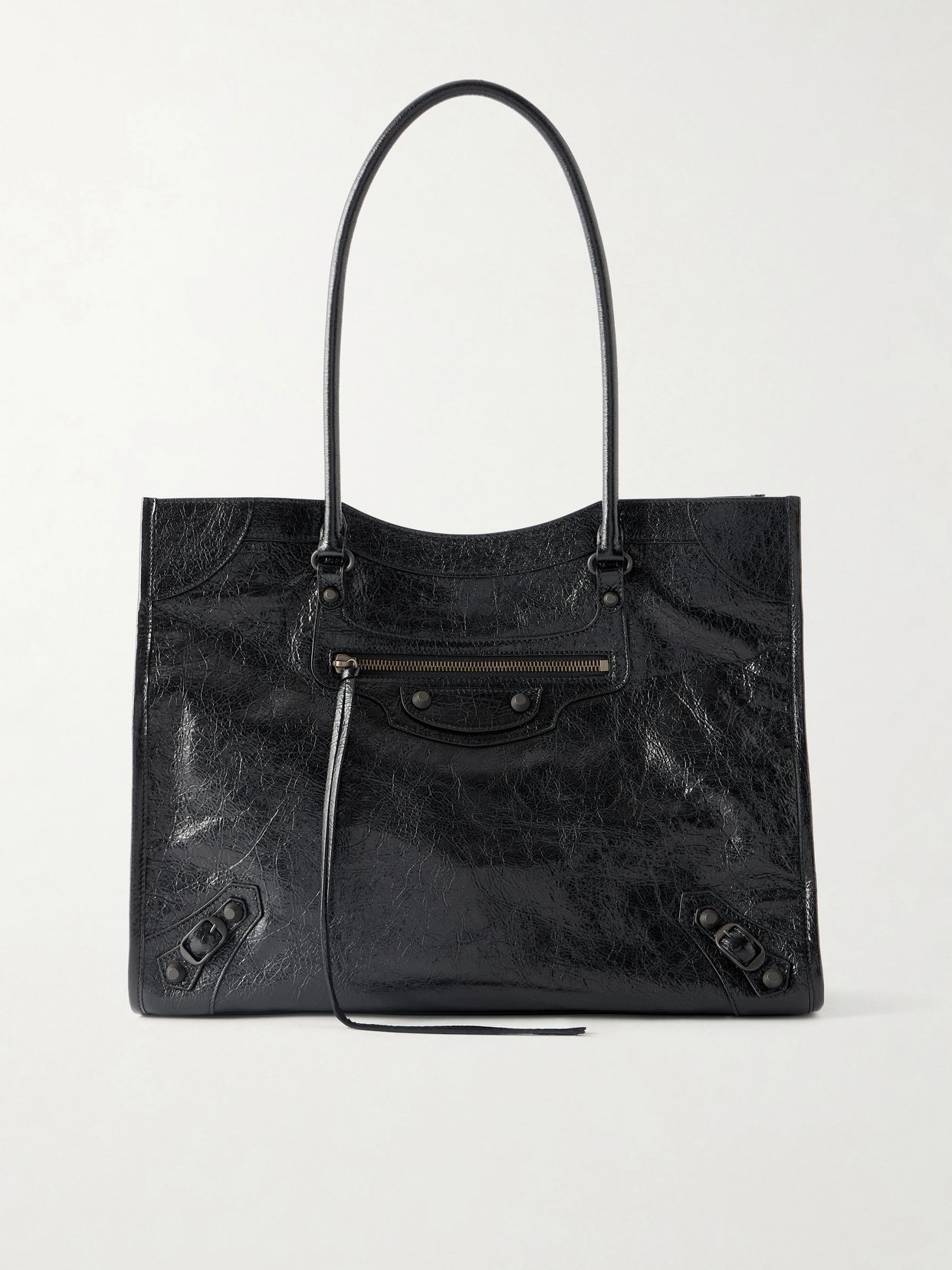 Le City medium leather tote
