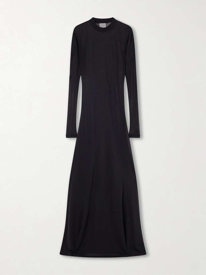 Balenciaga Cotton-blend Maxi Dress