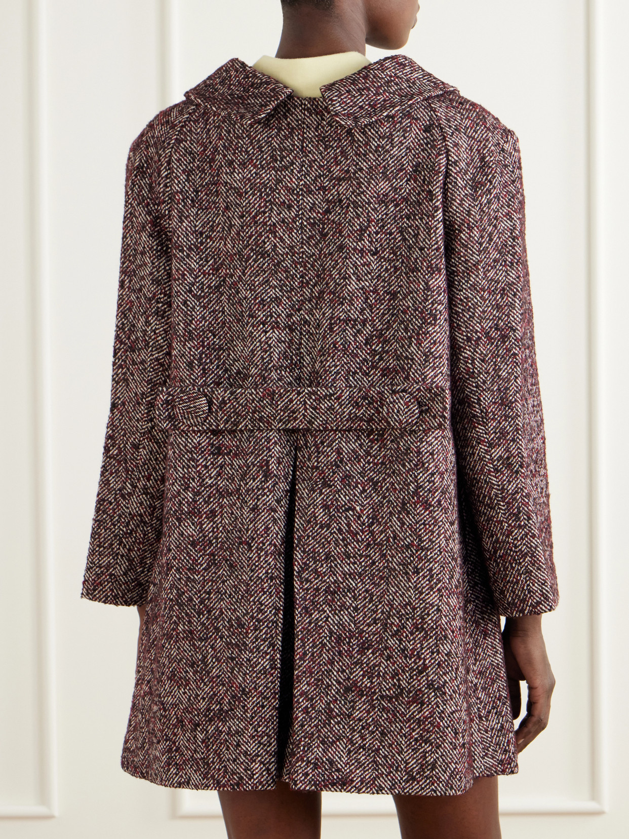 Shushu/Tong - Wool-Blend Herringbone Long Coat