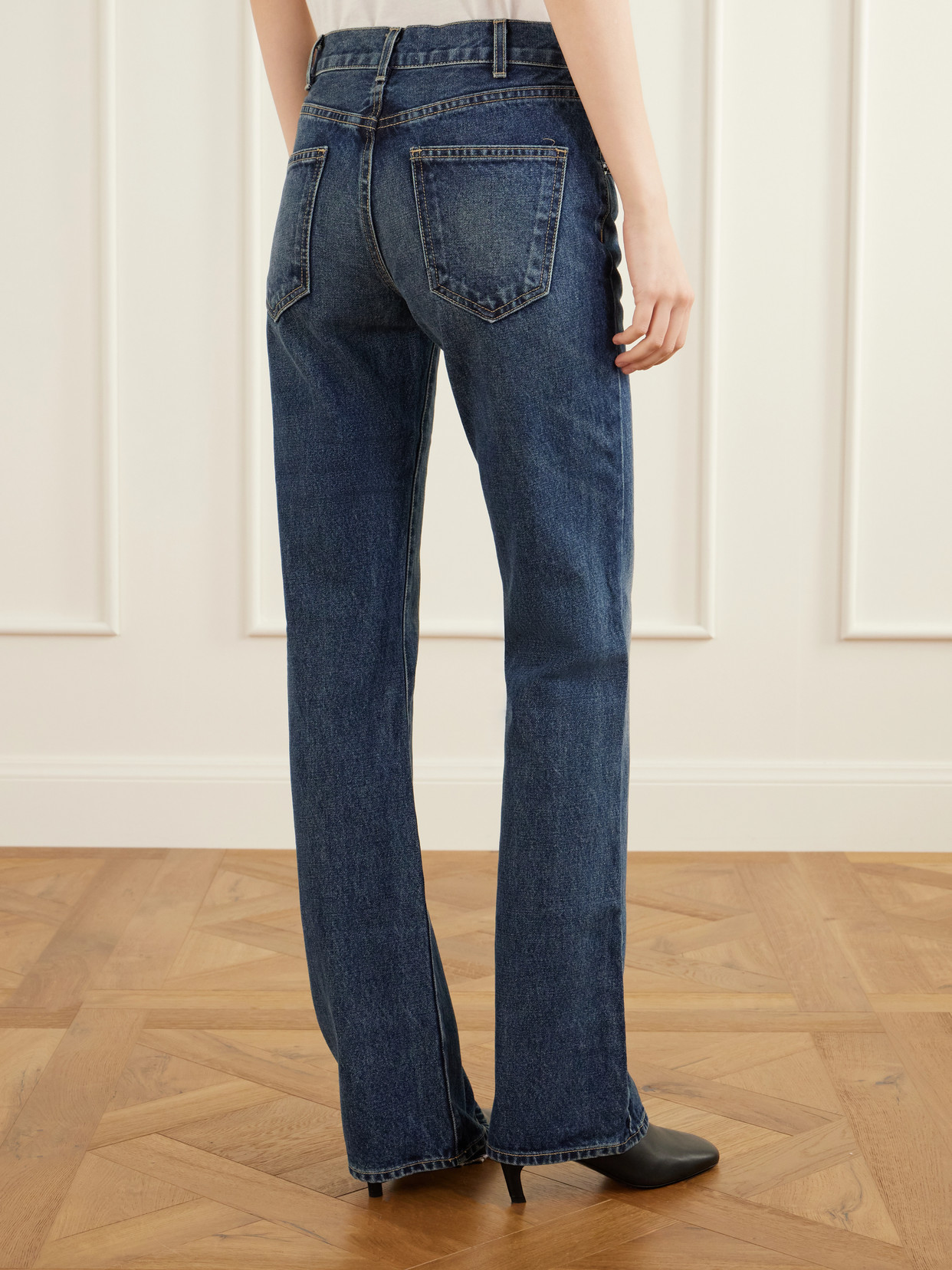 Roxane Mid-Rise Flared Jeans