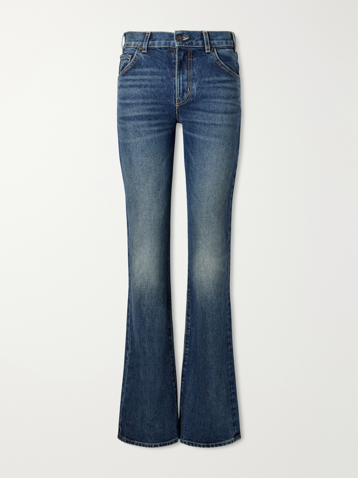 Roxane Mid-Rise Flared Jeans