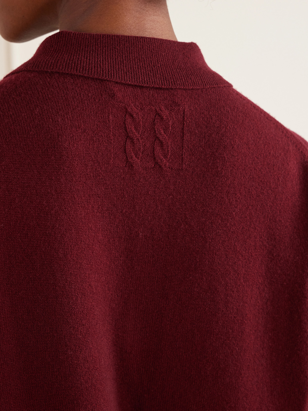 Jovan Cashmere Polo Sweater