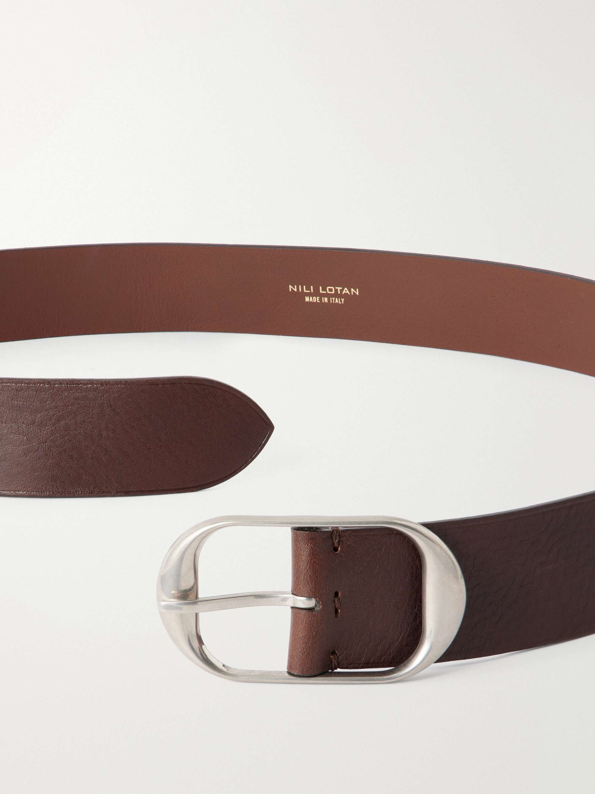 NILI LOTAN Nili leather belt