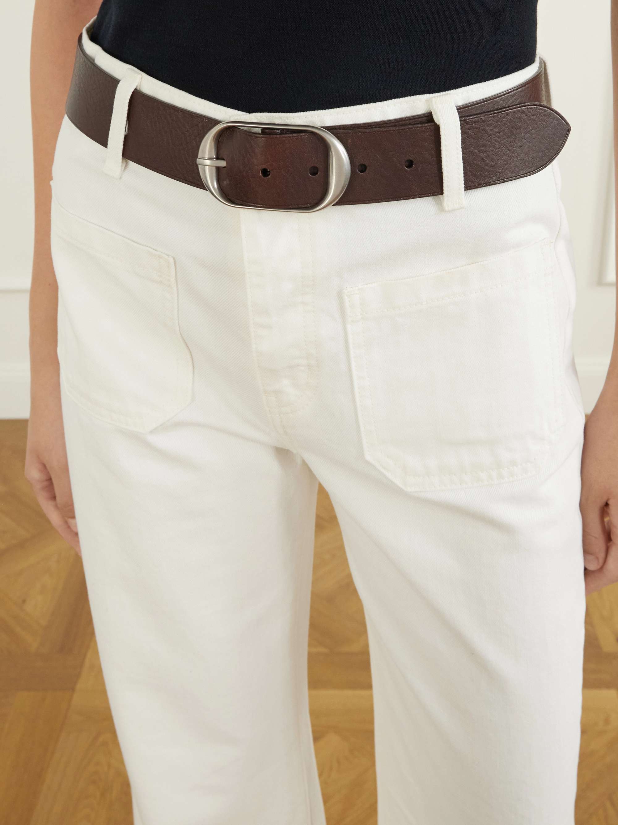 NILI LOTAN Nili leather belt