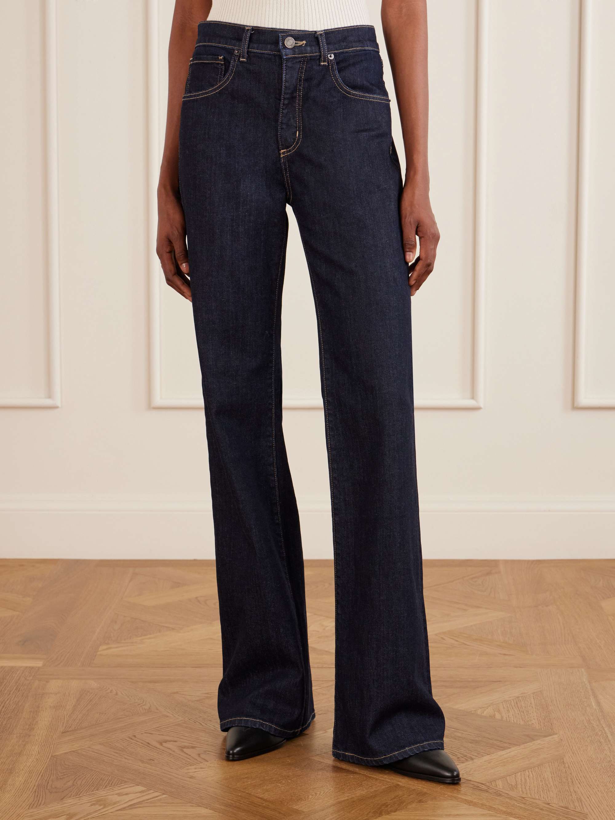 NILI LOTAN Celia high-rise straight-leg jeans