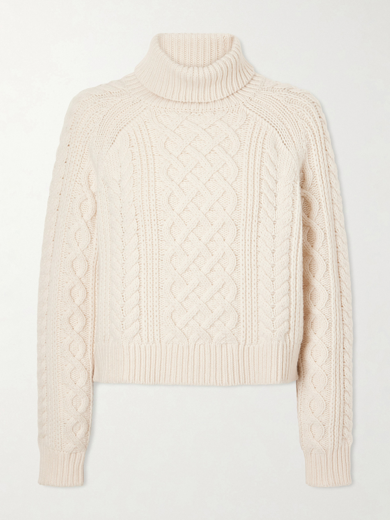 Nili Lotan Ezren Wool Turtleneck Sweater In Neutrals