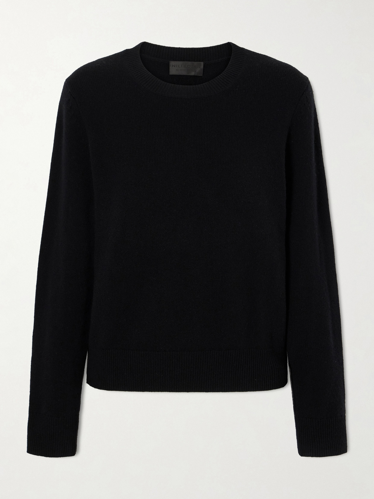 Nili Lotan Sona Cashmere Sweater In Black