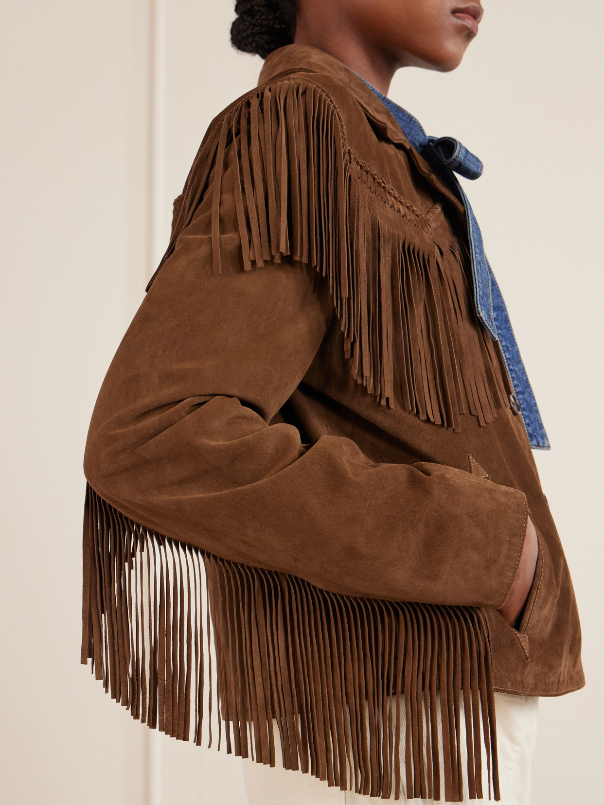 Eloi Fringe-Trimmed Jacket