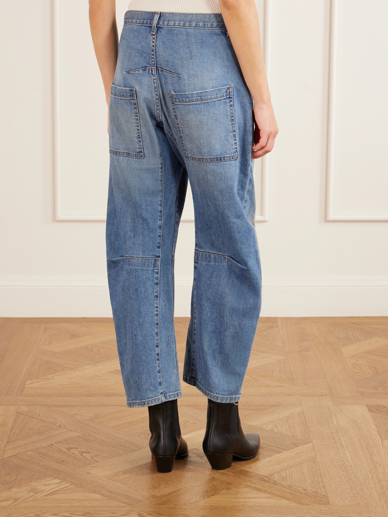 Shon Boyfriend Tapered Jeans