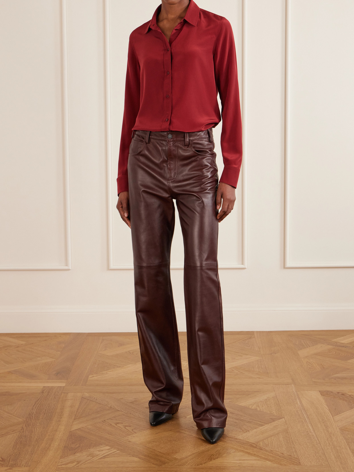 Gaia Silk-Crepe De Chine Shirt