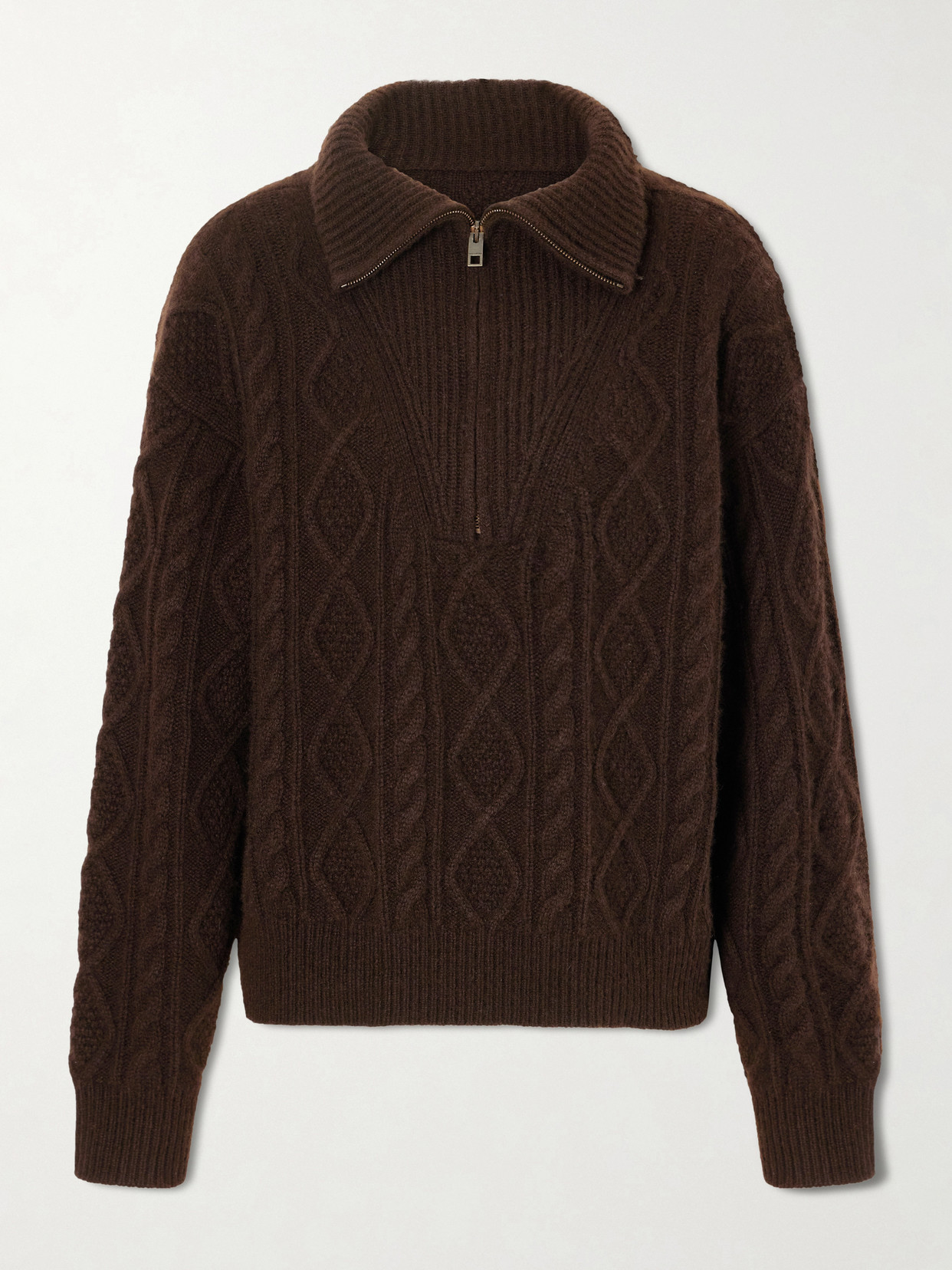 Nili Lotan Jori Cashmere Sweater In Brown