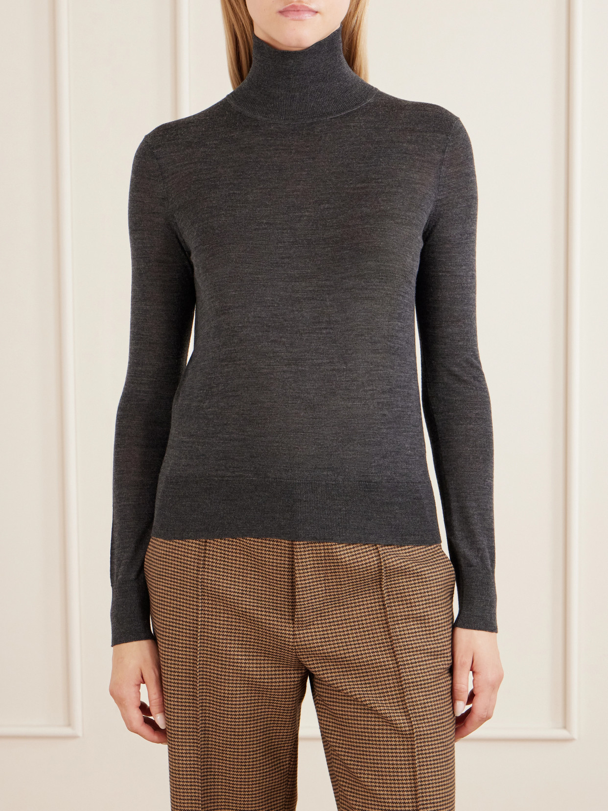 Larking Cashmere Turtleneck Sweater