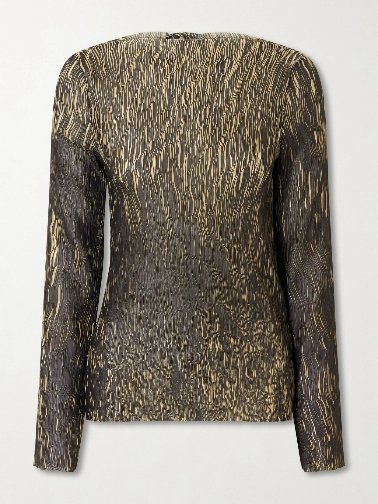 Liberowe Plissé Blouse In Green