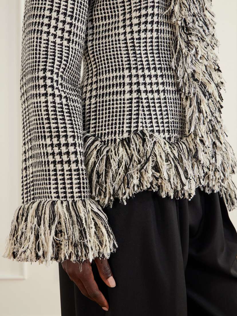 LIBEROWE Banker Fringed Cotton-blend Tweed Jacket | Thumbnail 4 LIBEROWE Banker Fringed Cotton-blend Tweed Jacket | Thumbnail 4