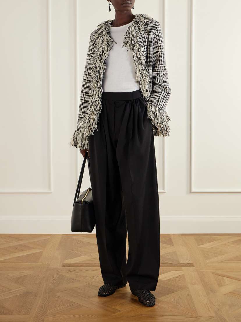 LIBEROWE Banker Fringed Cotton-blend Tweed Jacket | Thumbnail 2 LIBEROWE Banker Fringed Cotton-blend Tweed Jacket | Thumbnail 2