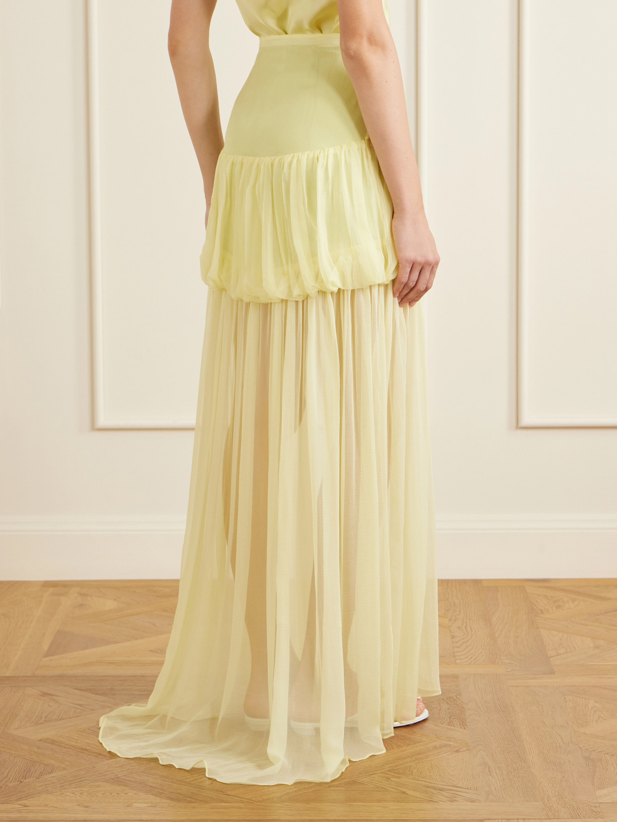 Silk-Chiffon Maxi