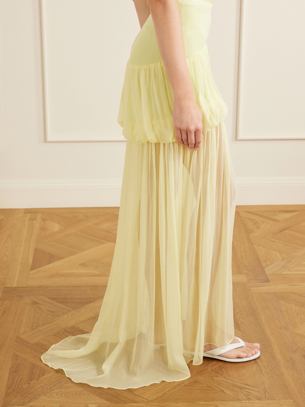 Silk-Chiffon Maxi