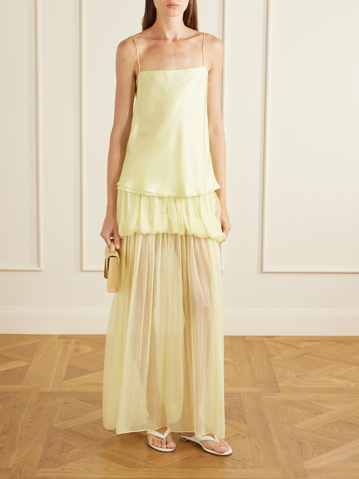Silk-Chiffon Maxi