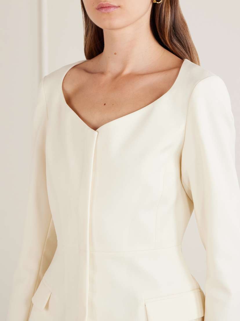 LIBEROWE Charlotte Wool-crepe Blouse | Thumbnail 4 LIBEROWE Charlotte Wool-crepe Blouse | Thumbnail 4