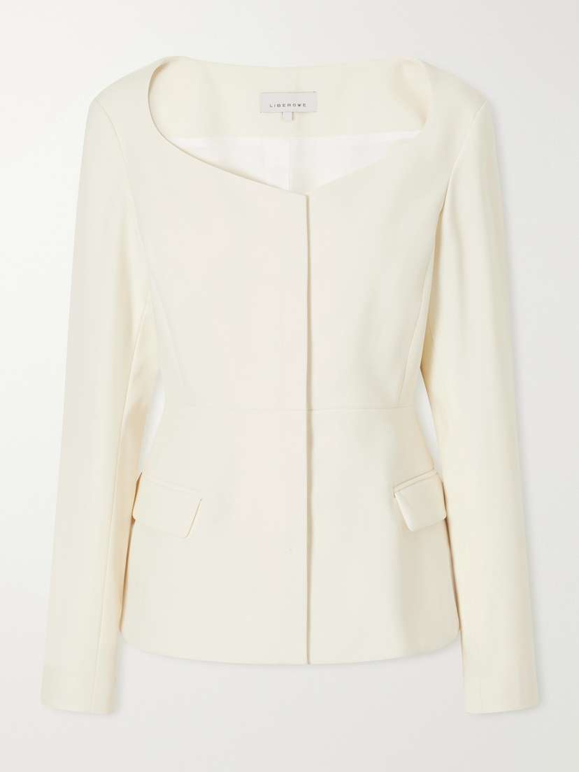 LIBEROWE Charlotte Wool-crepe Blouse