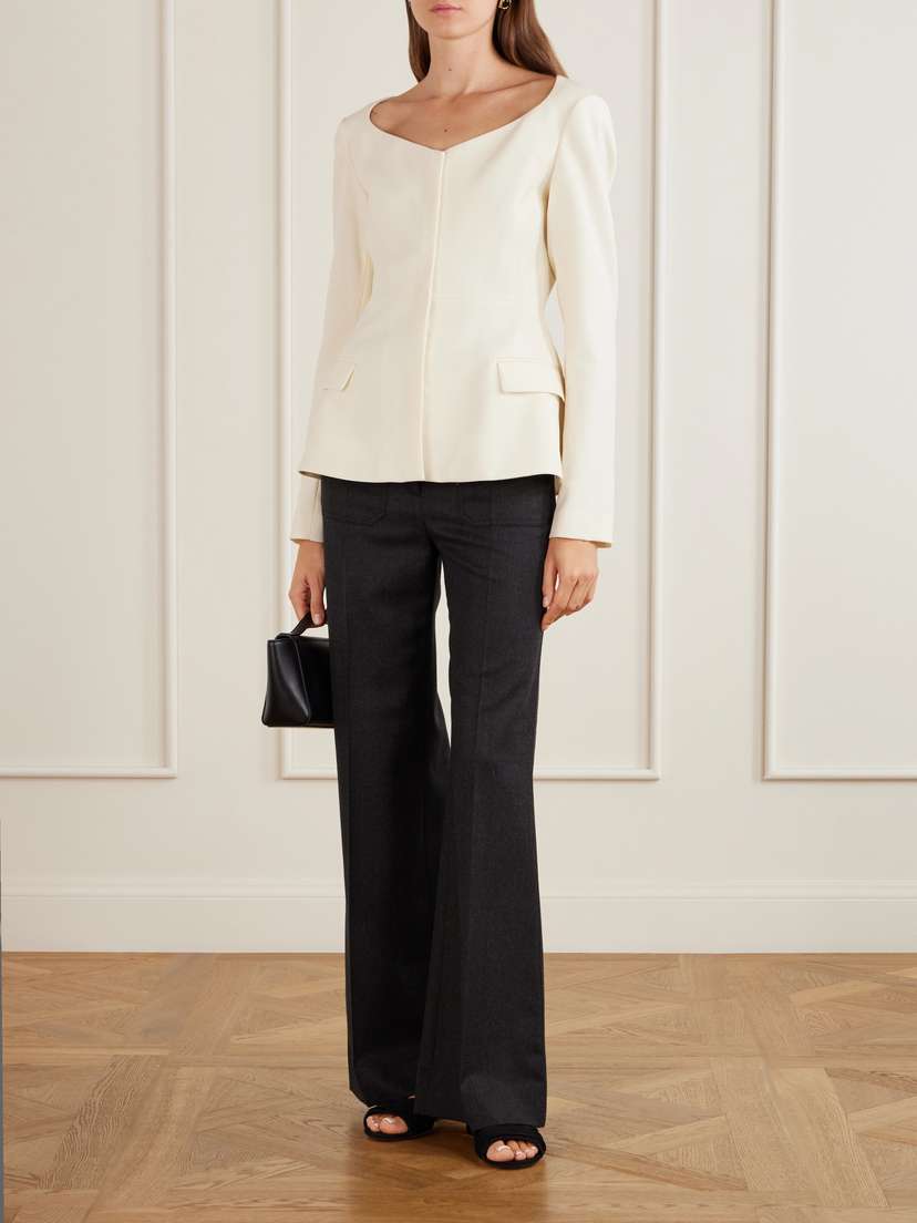 LIBEROWE Charlotte Wool-crepe Blouse | Thumbnail 2 LIBEROWE Charlotte Wool-crepe Blouse | Thumbnail 2