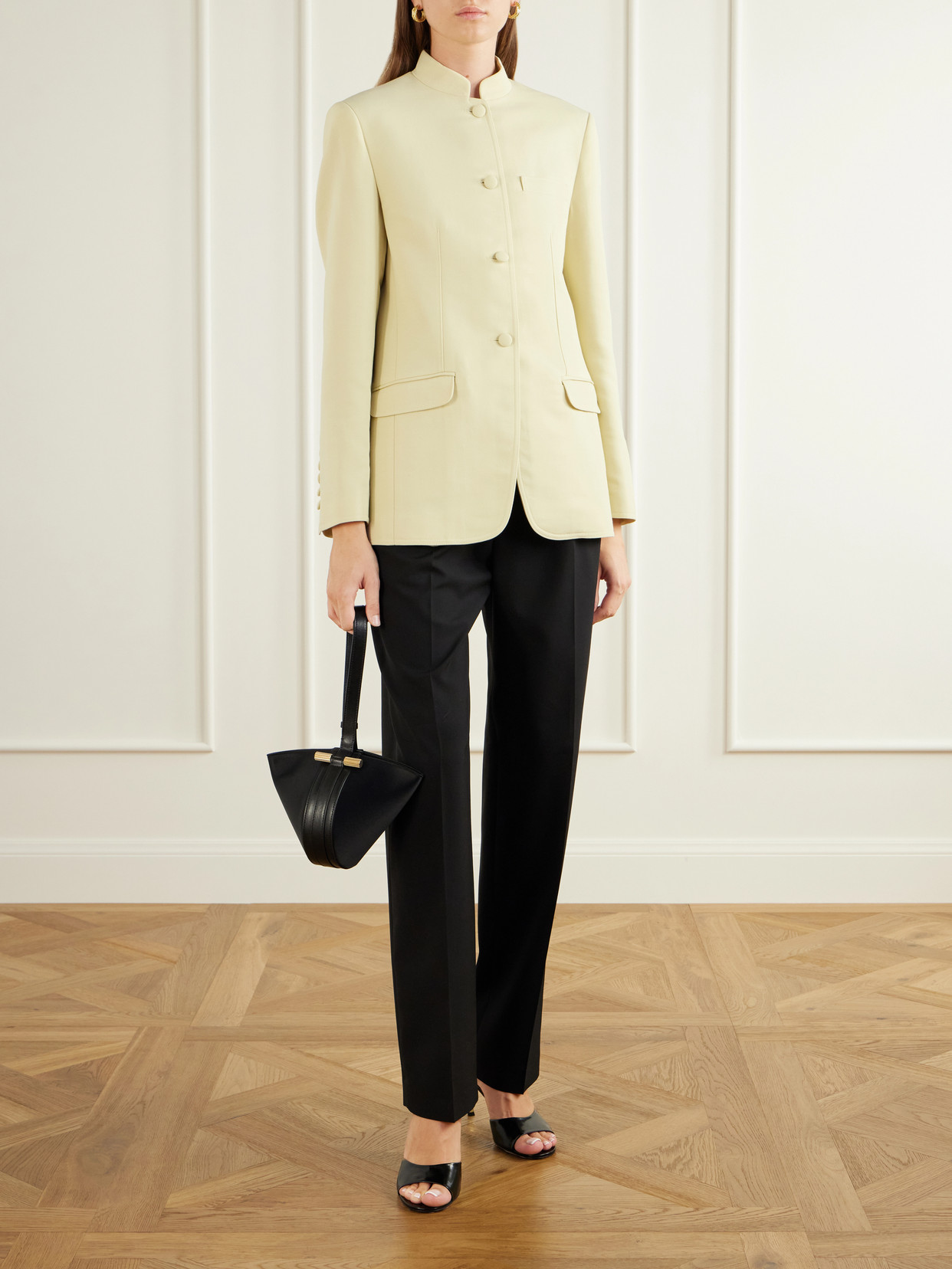 Alef Wool-Blend Gabardine Jacket