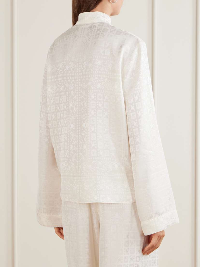 LIBEROWE Nisha Silk-jacquard Shirt | Thumbnail 3 LIBEROWE Nisha Silk-jacquard Shirt | Thumbnail 3
