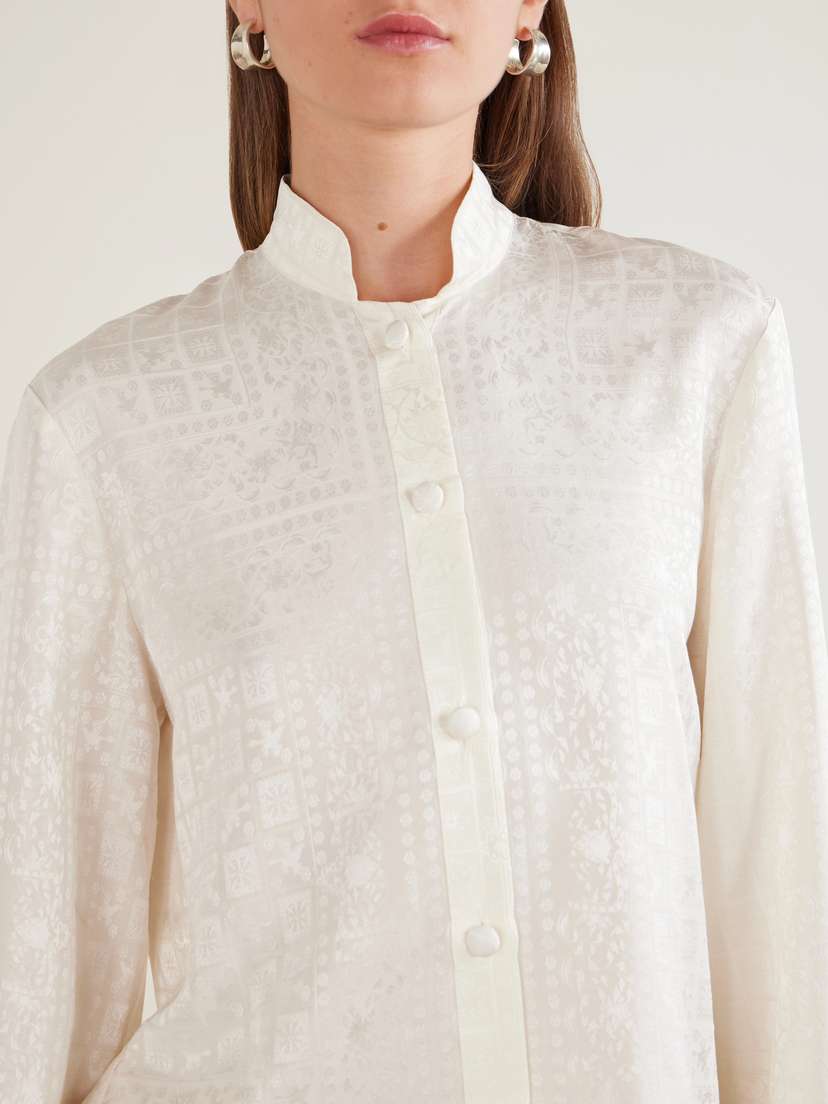 LIBEROWE Nisha Silk-jacquard Shirt | Thumbnail 4 LIBEROWE Nisha Silk-jacquard Shirt | Thumbnail 4