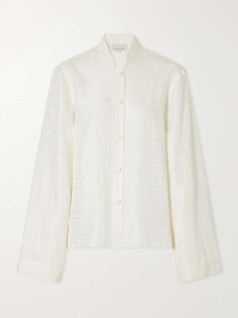 LIBEROWE Nisha Silk-jacquard Shirt