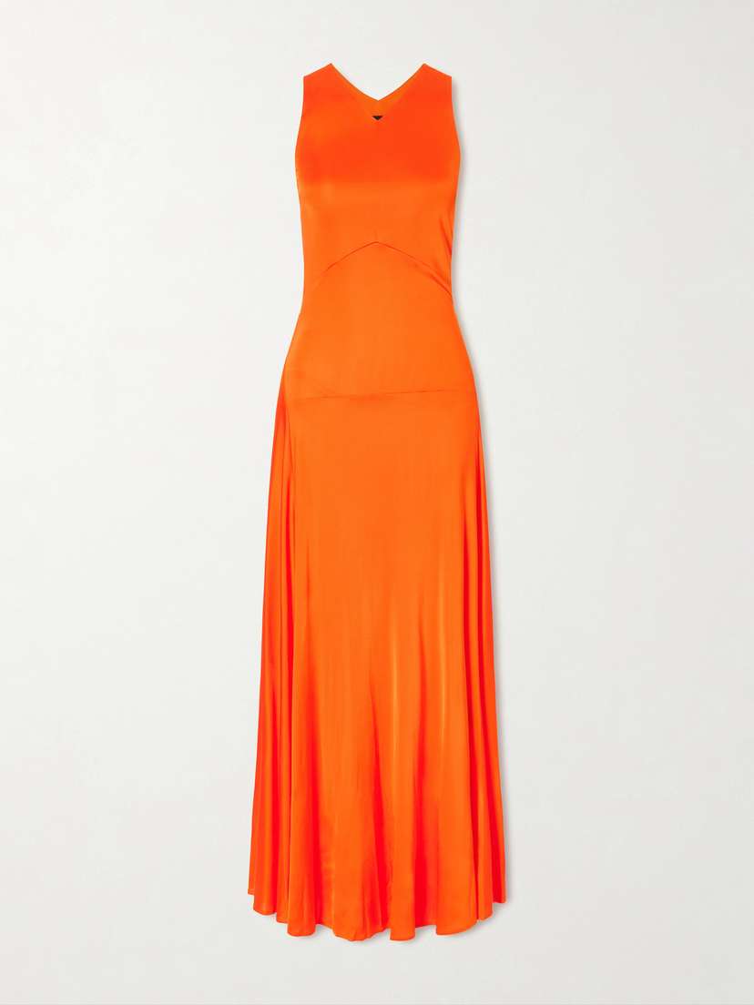 Proenza Schouler Naia Satin-jersey Maxi Dress