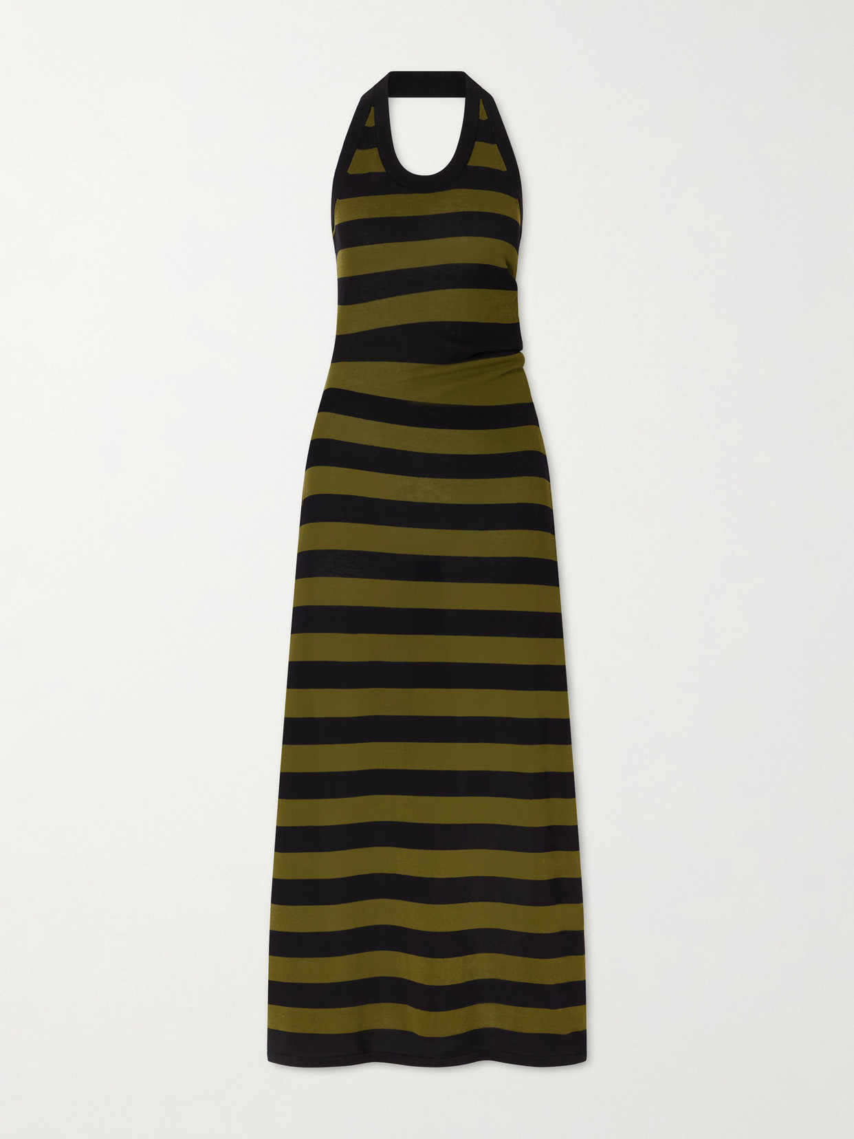 Proenza Schouler - Fran Striped Cotton-knit Midi Dress - Multi