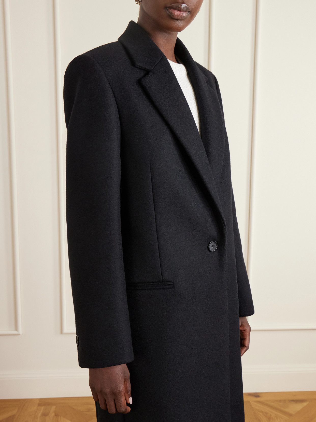 Wool-Blend Coat
