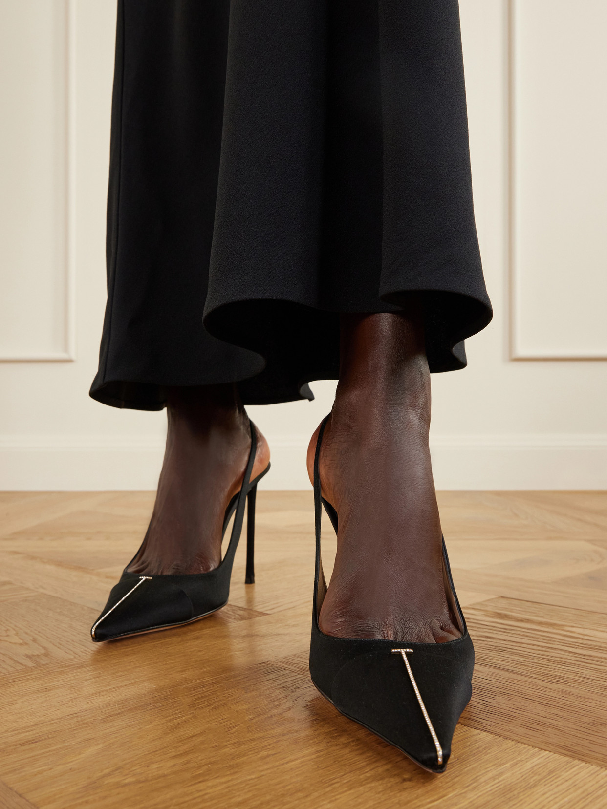 105 Crystal-Embellished Slingback