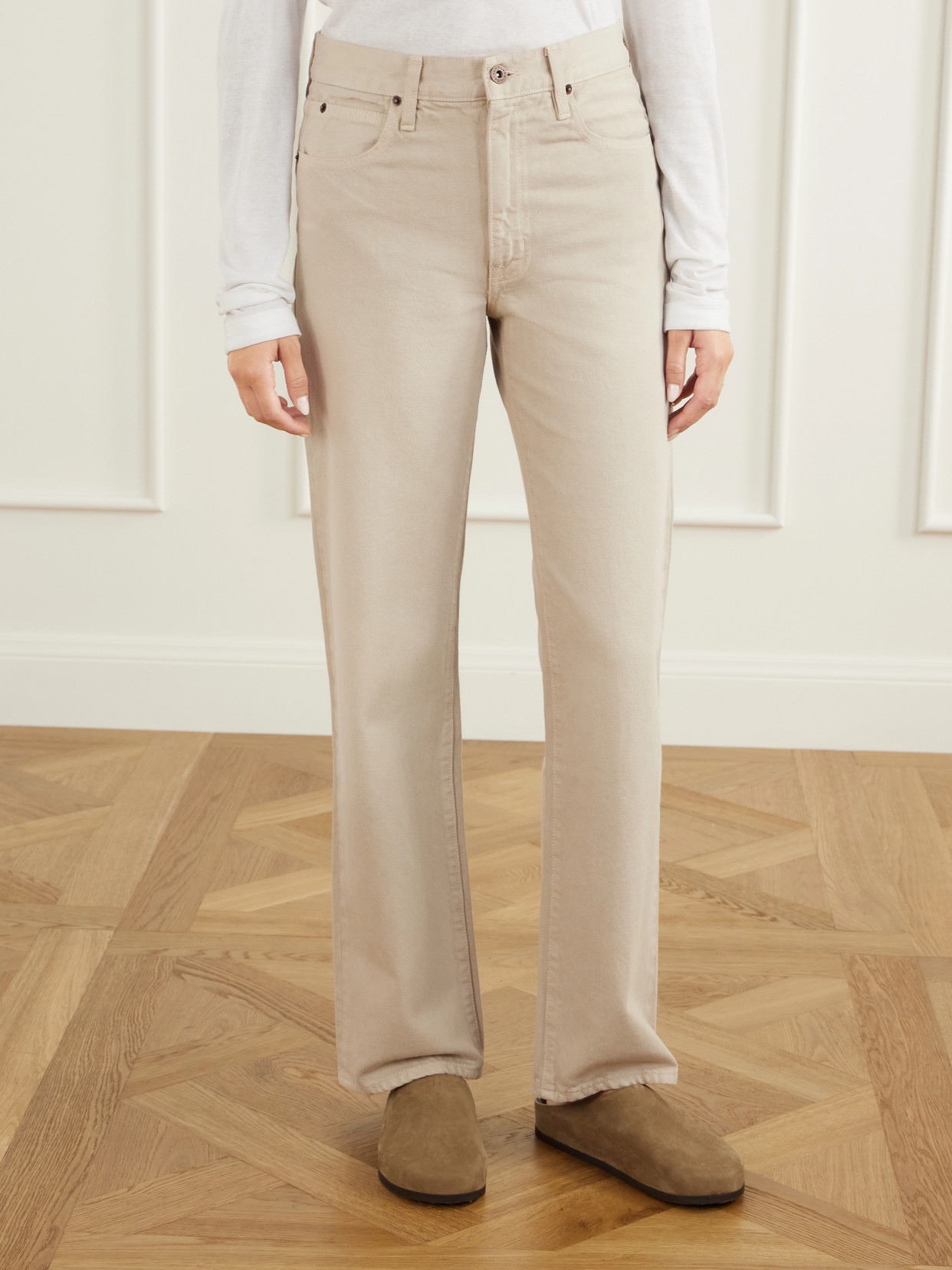 Kendra High-Rise Straight-Leg Jeans