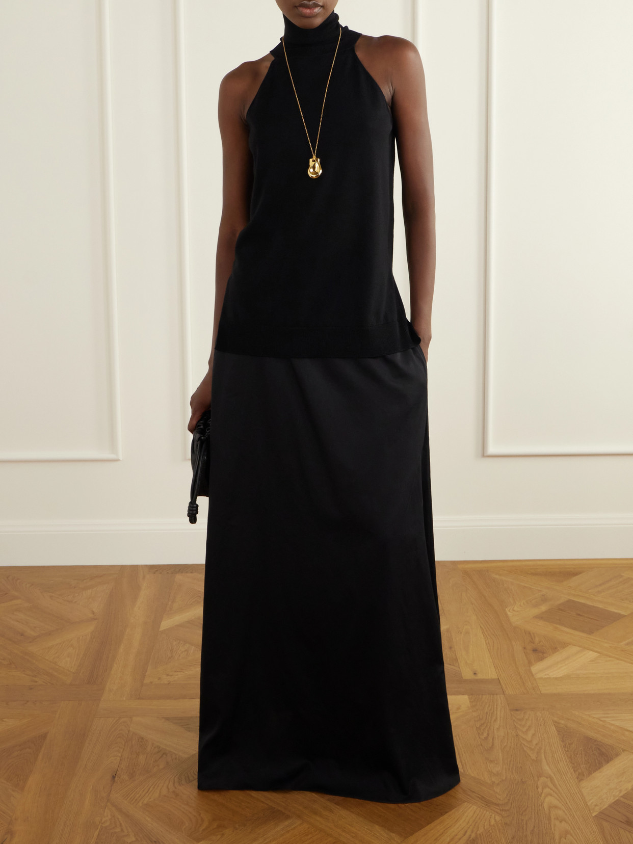 Fforme Devon Virgin Wool Blouse In Black