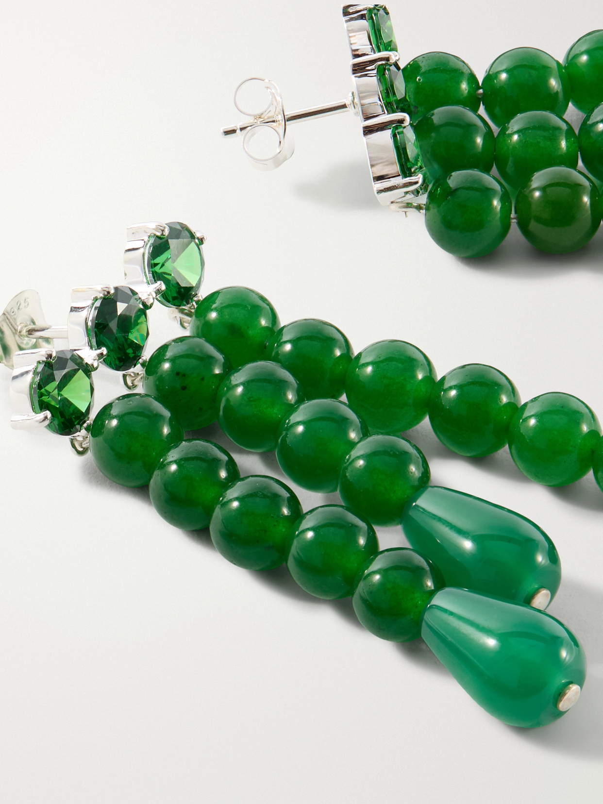 Completedworks Weeping Willow Earrings In Green
