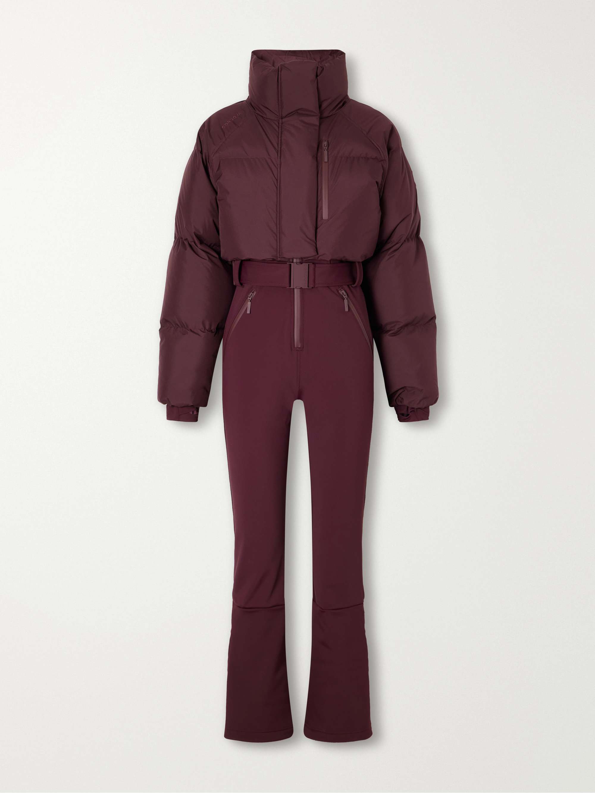 CORDOVA Myoko belted quilted shell down ski suit | NET-A-PORTER US
