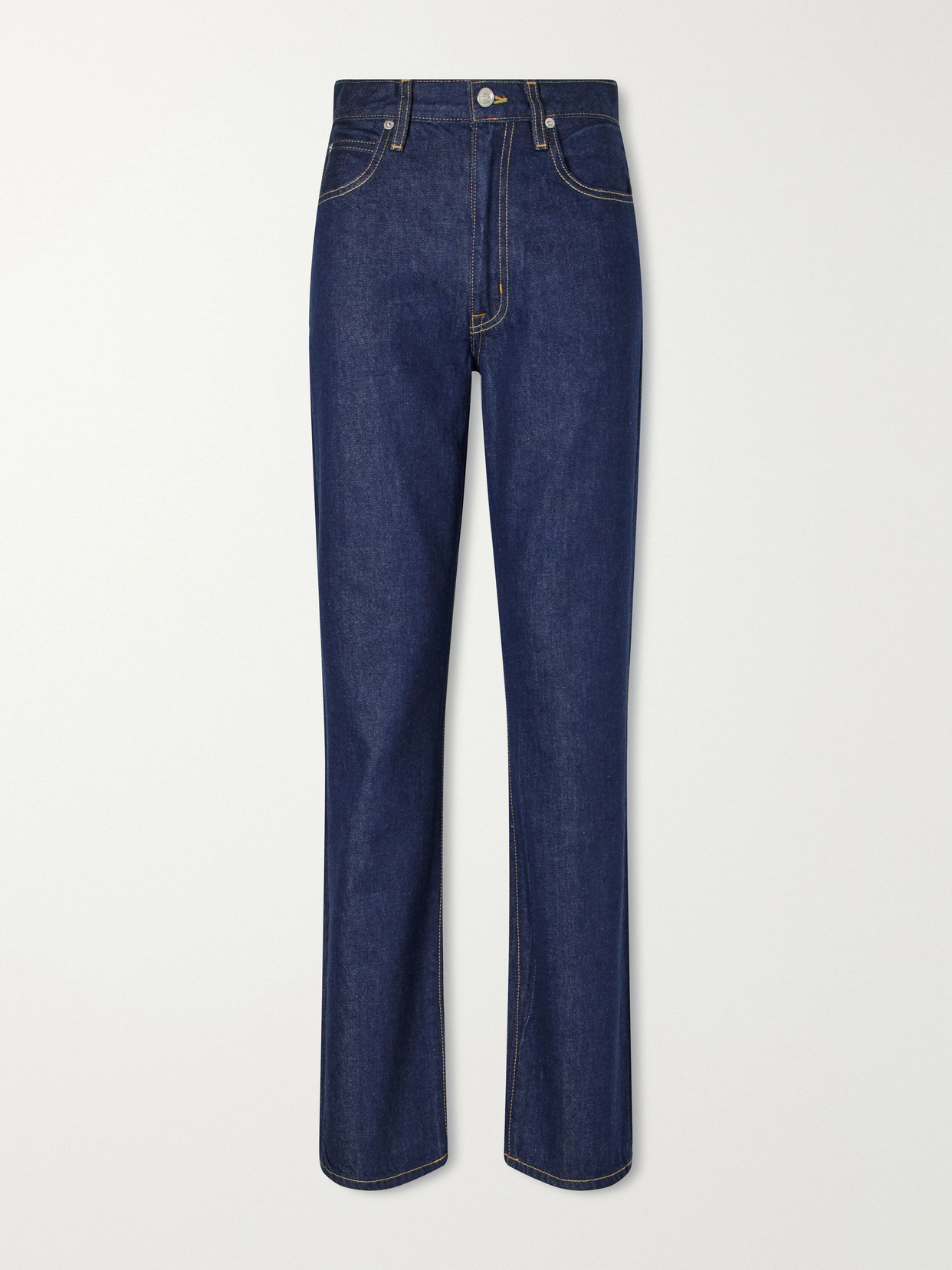 Slvrlake London High-rise Straight-leg Jeans In Blue