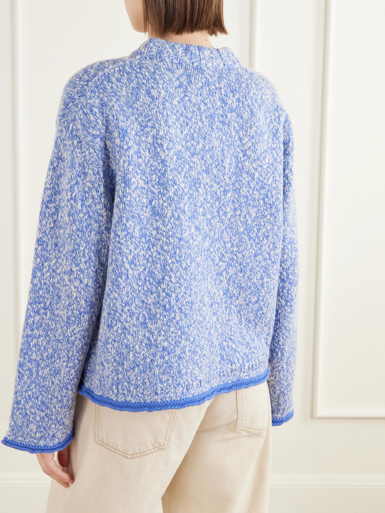 Marled Cashmere Sweater