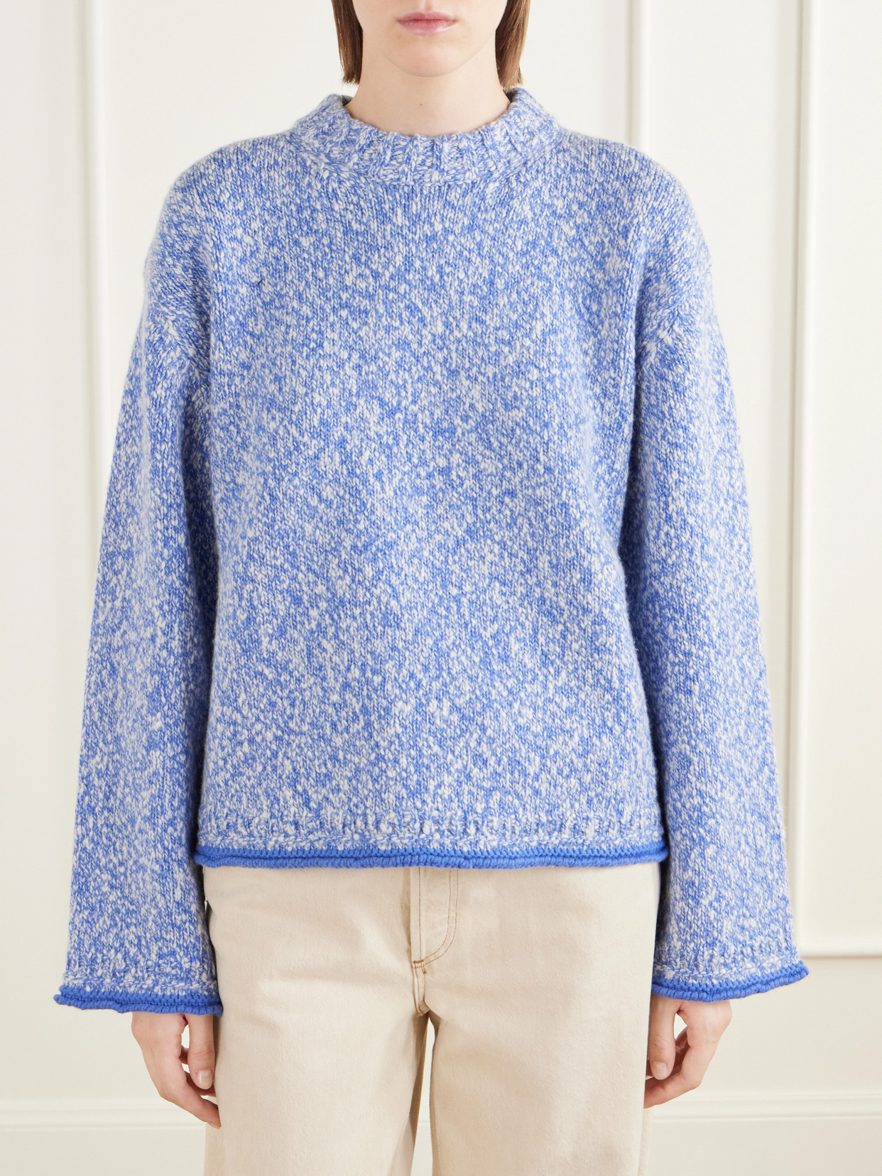 Marled Cashmere Sweater