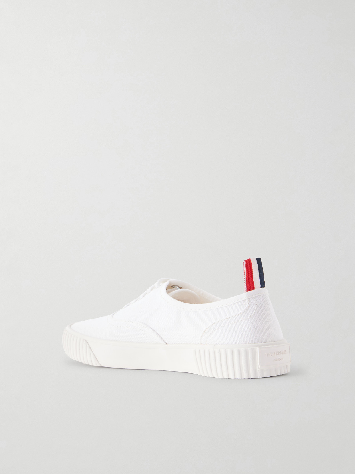 Heritage Grosgrain-Trimmed Cotton-Canvas Sneakers