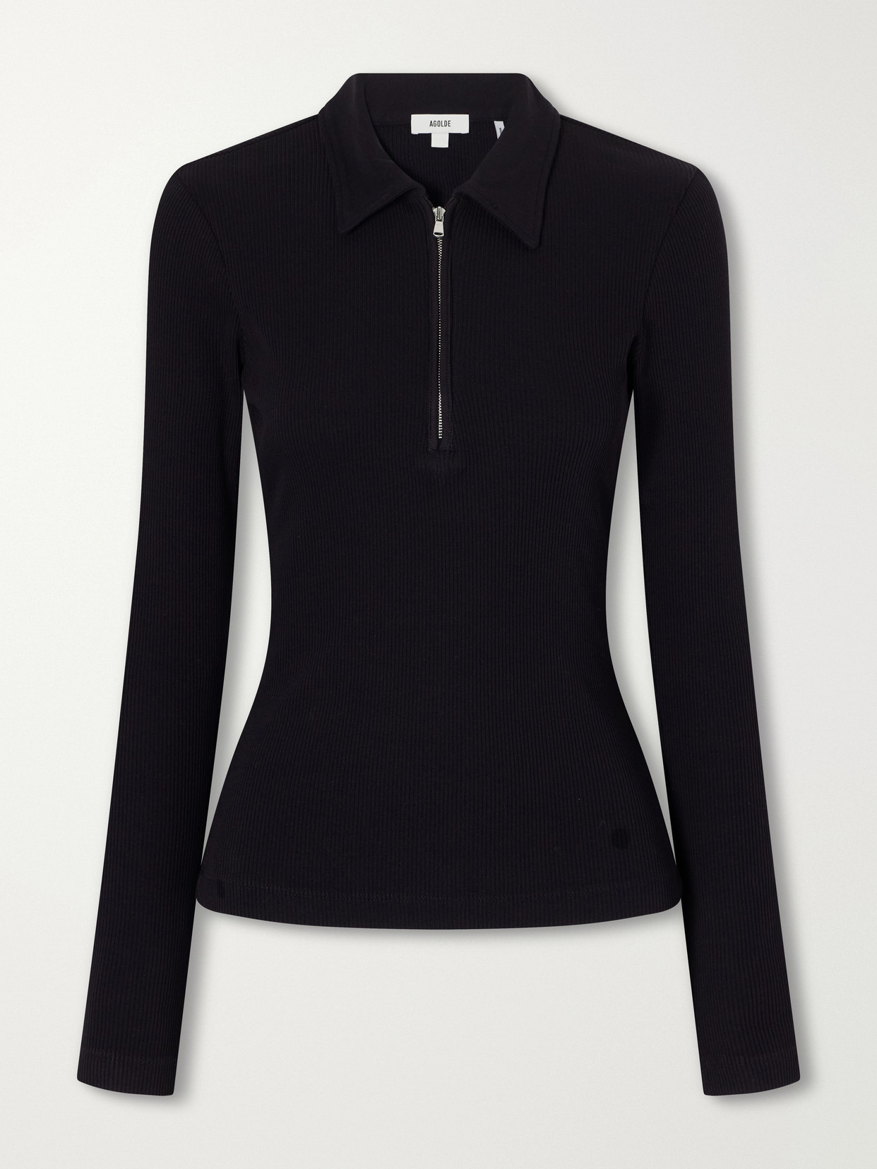 Amica Ribbed Stretch-Cotton And Lyocell Tencel™ Blend Polo